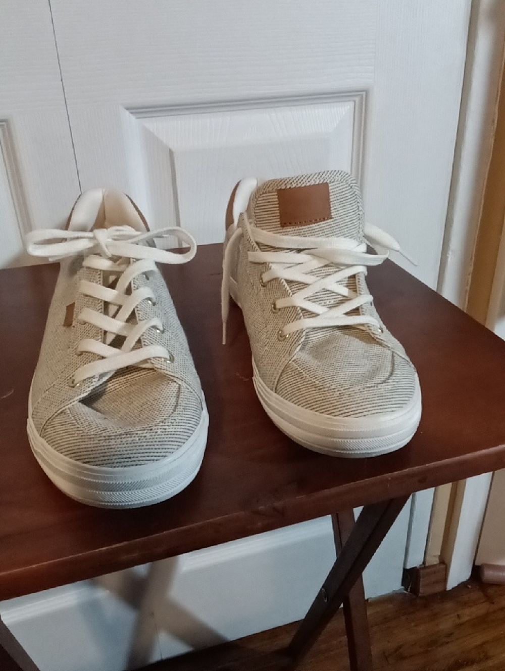 Keds Women's Low-Top Lace-Up Sneakers in Light Beige
